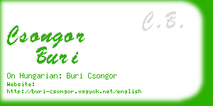 csongor buri business card